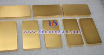 Gold Plated Tungsten Bar Price on August 20, 2025 tungsten alloy gold bar photo